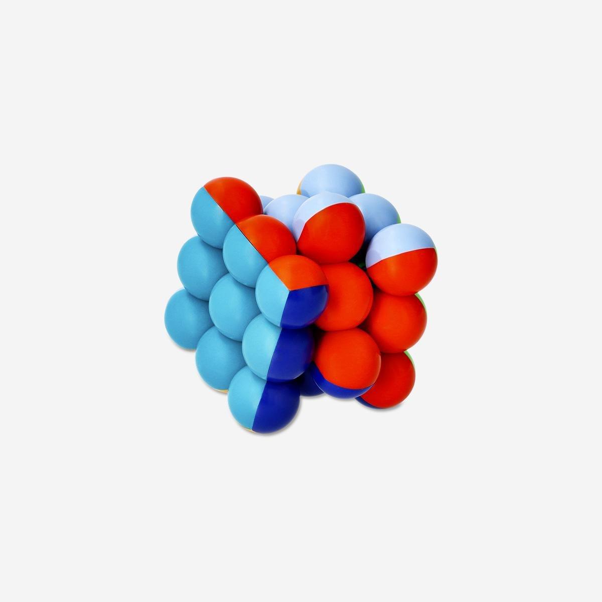 Red pillar candles - 3 pcs