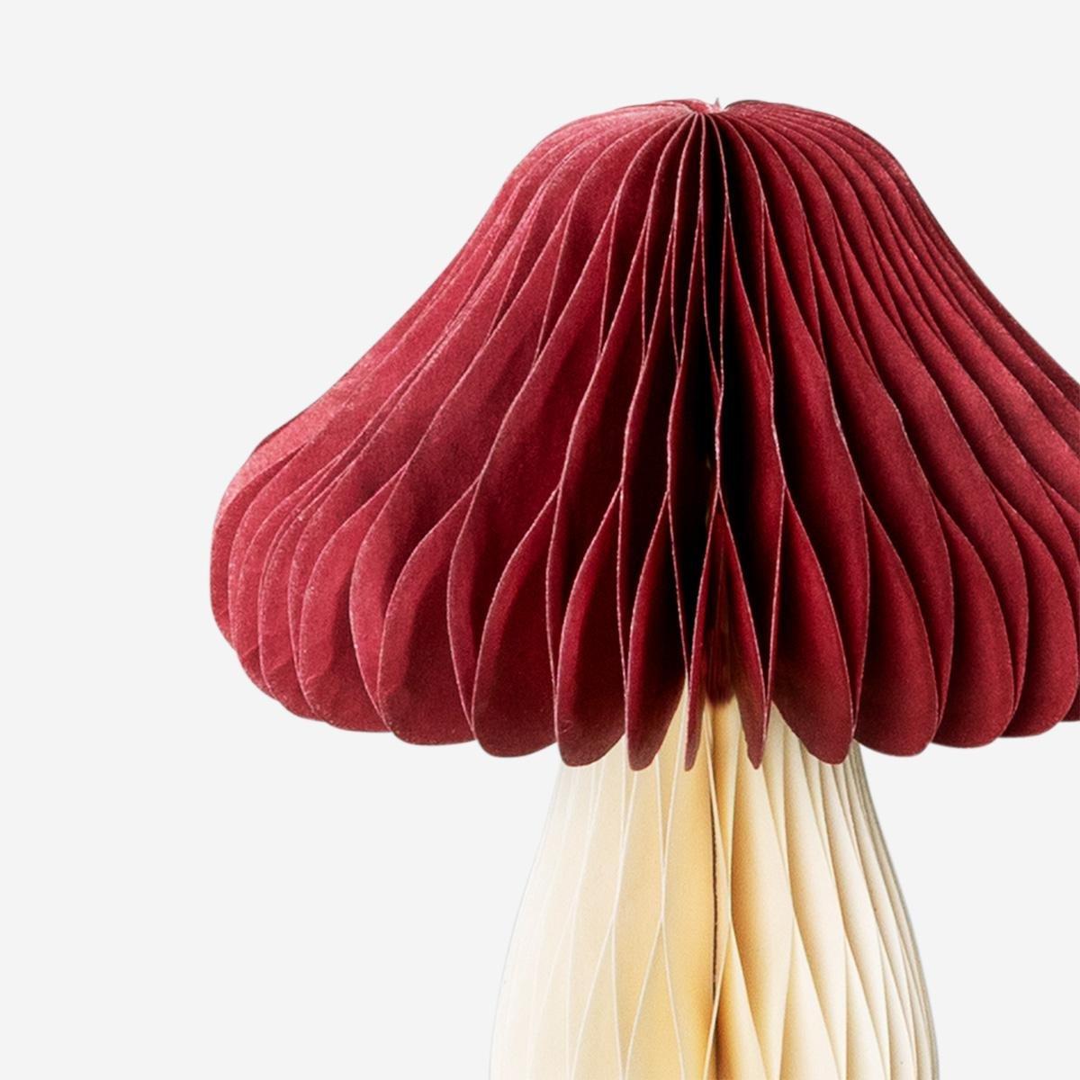 Multicolour Paper Mushroom Table Decorations - 2 Pcs