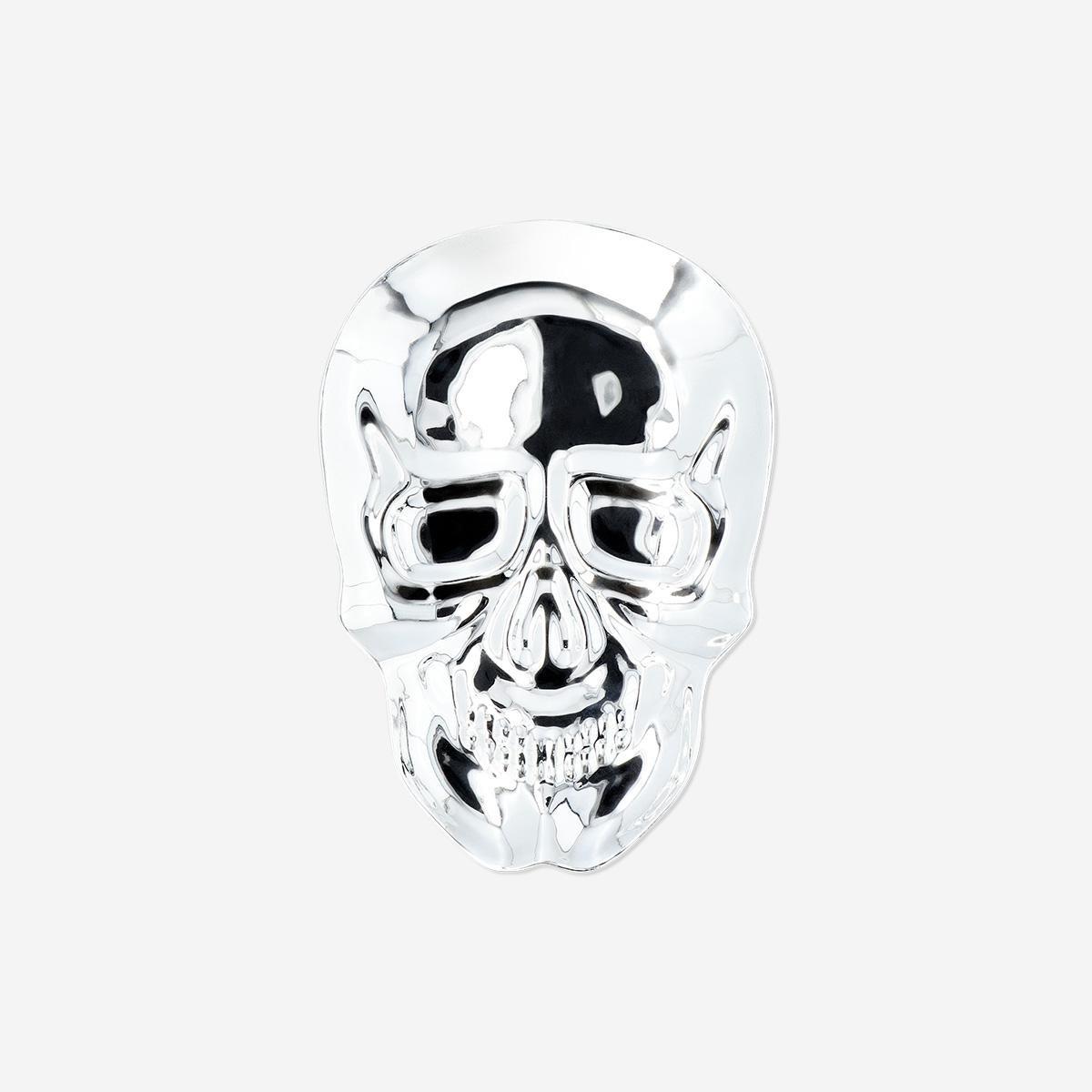 Silver Skull Dish