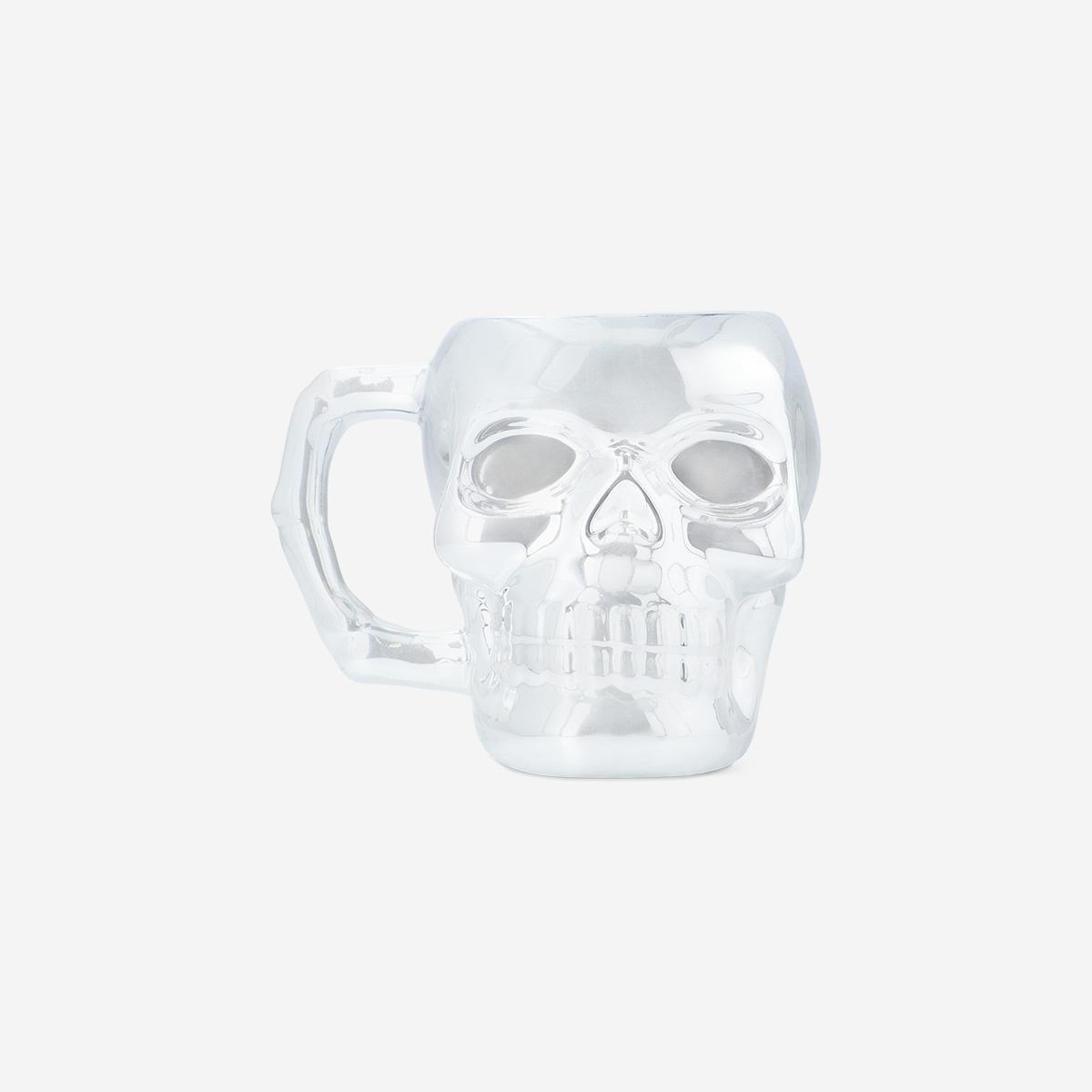 Silver Skeleton Mug - 560 Ml