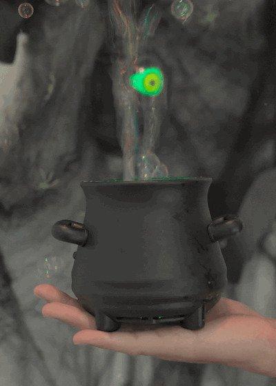 Black Soap Bubble Cauldron Machine