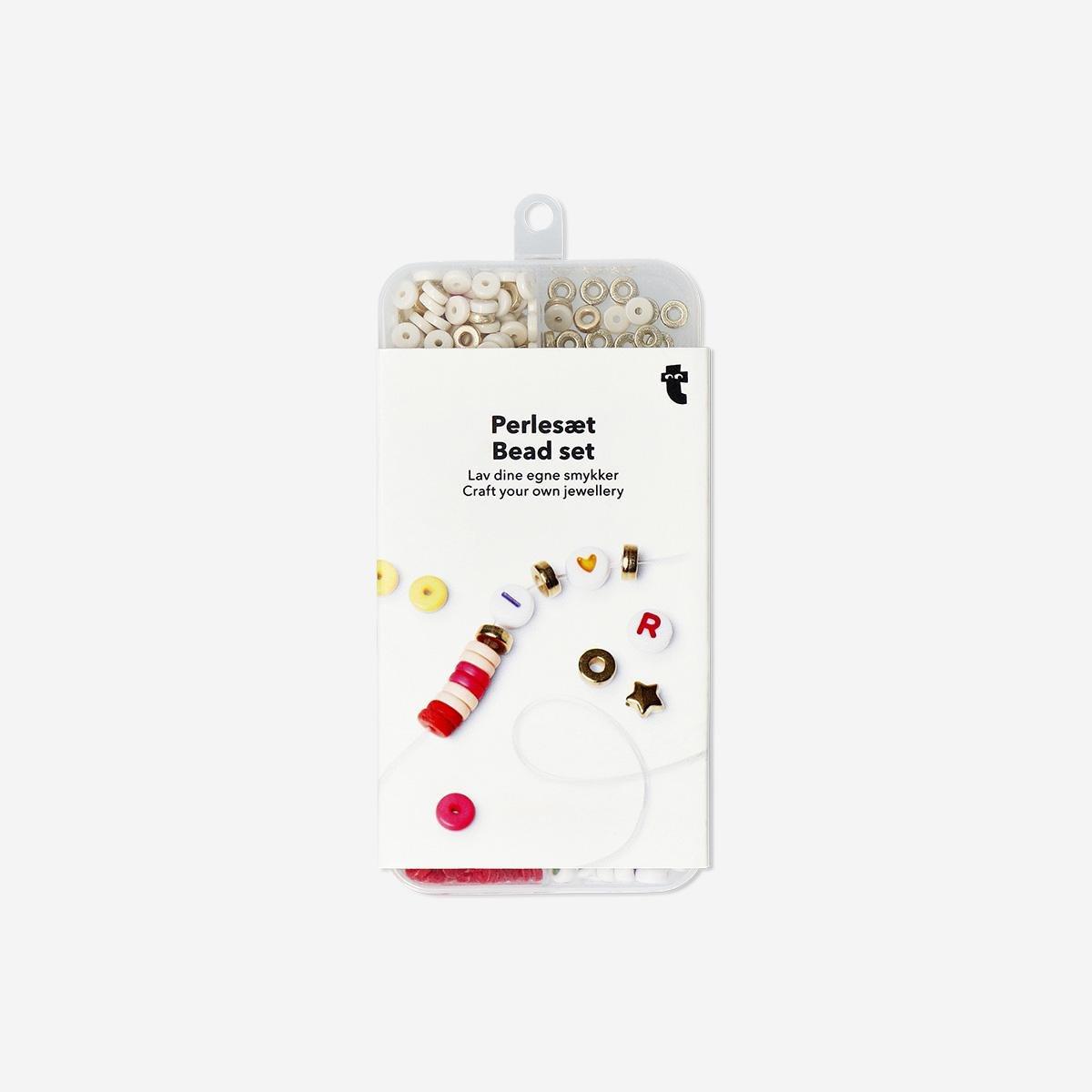 Multicolour Diy Bead Set With Letters