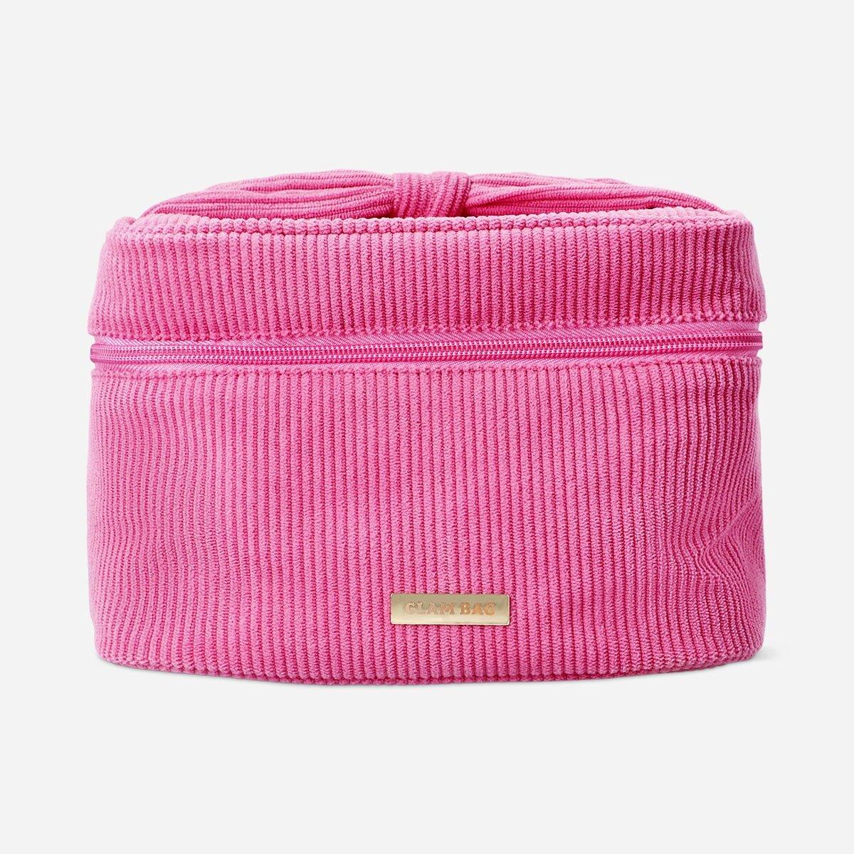 Pink Velvet Cosmetic Bag - 20 Cm