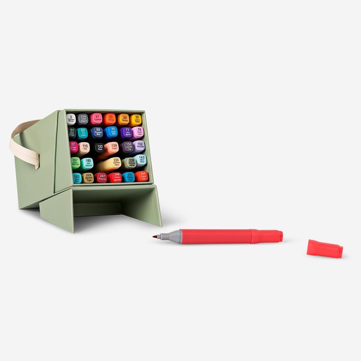 Multicolour Double Highlighters In A Box - 30 Pcs