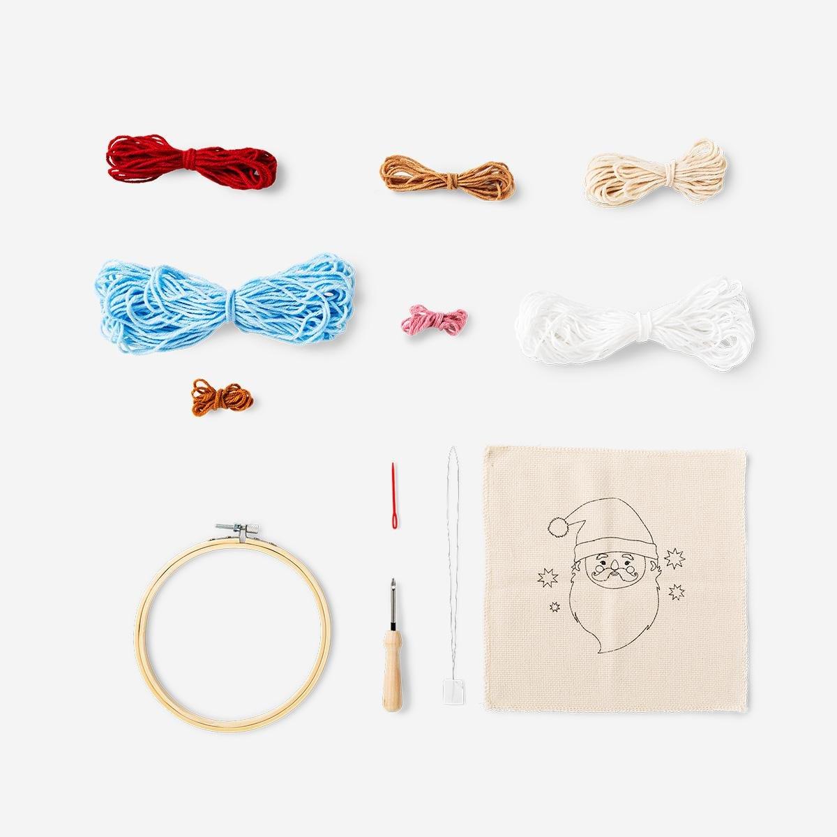 Multicolour Santa Claus Punch Needle Set