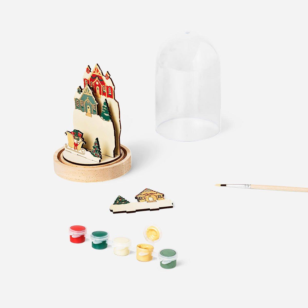 Multicolour Diy Snow Globe Christmas Day Scene