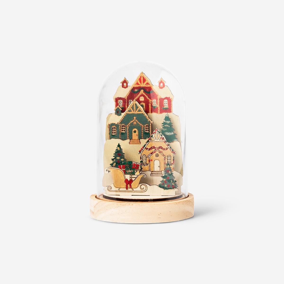 Multicolour Diy Snow Globe Christmas Day Scene