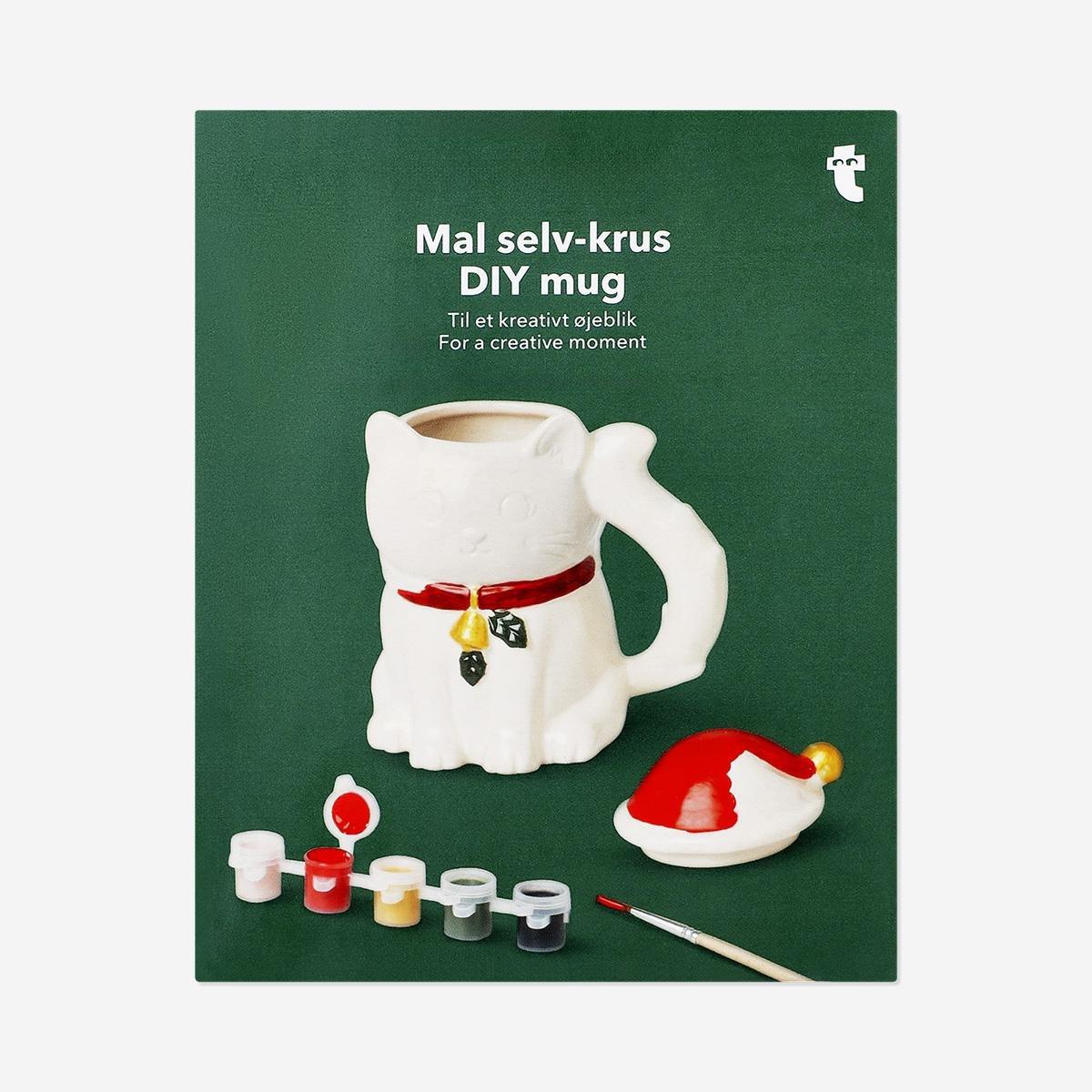 Multicolour Diy Mug For Christmas Day - 420 Ml