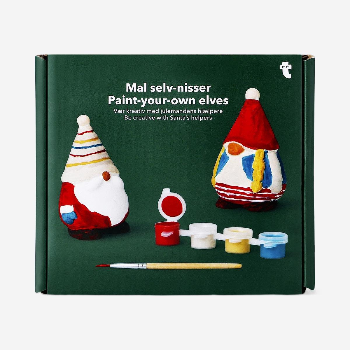 Multicolour Diy Ceramic Elves - 2 Pcs