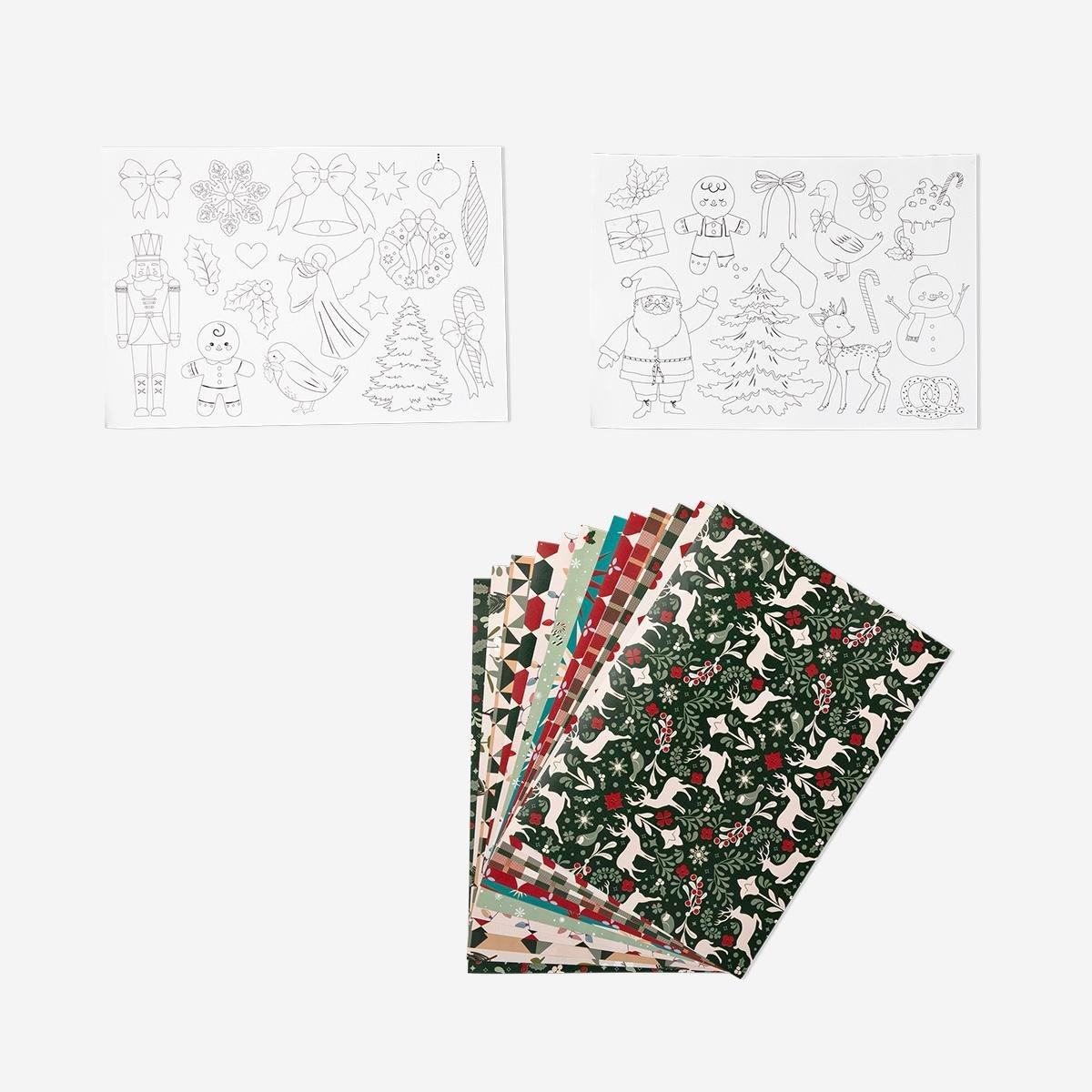 Craft Paper Sheets For Christmas Day