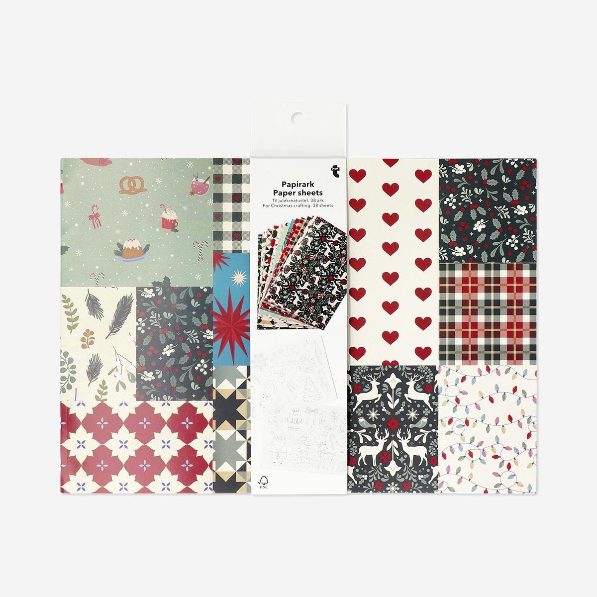 Craft Paper Sheets For Christmas Day