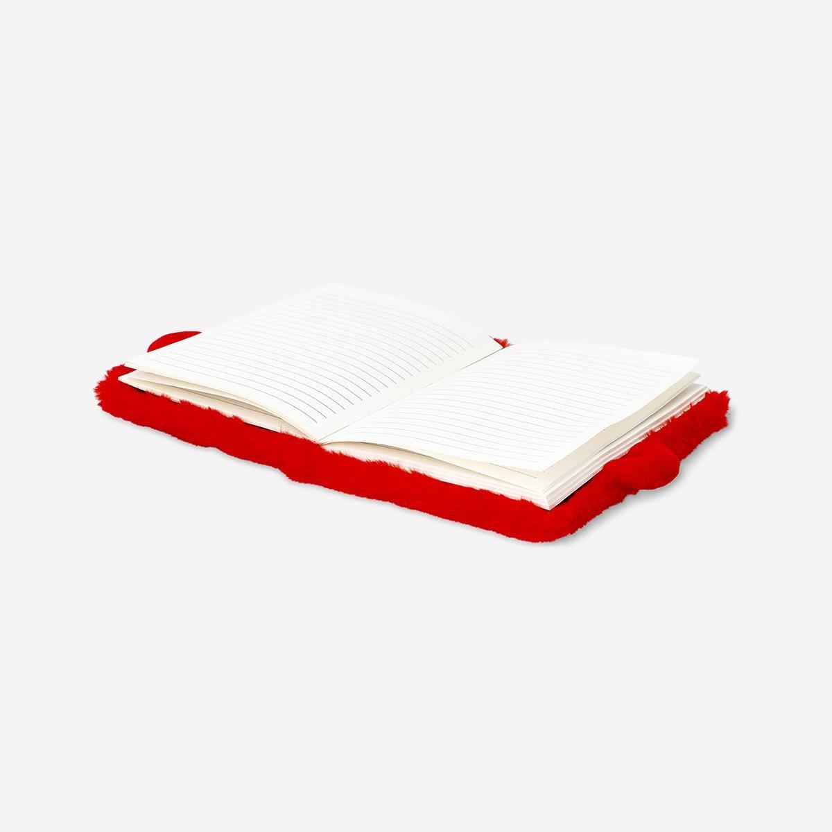 Red Notebook Plush Hot Chocolate