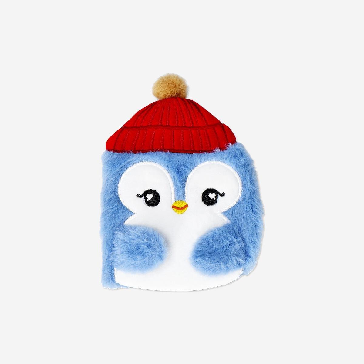Multicolour Notebook - Plush Penguin