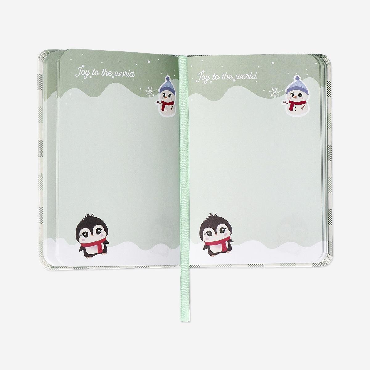Multicolour Notebook - Pop Out Penguin