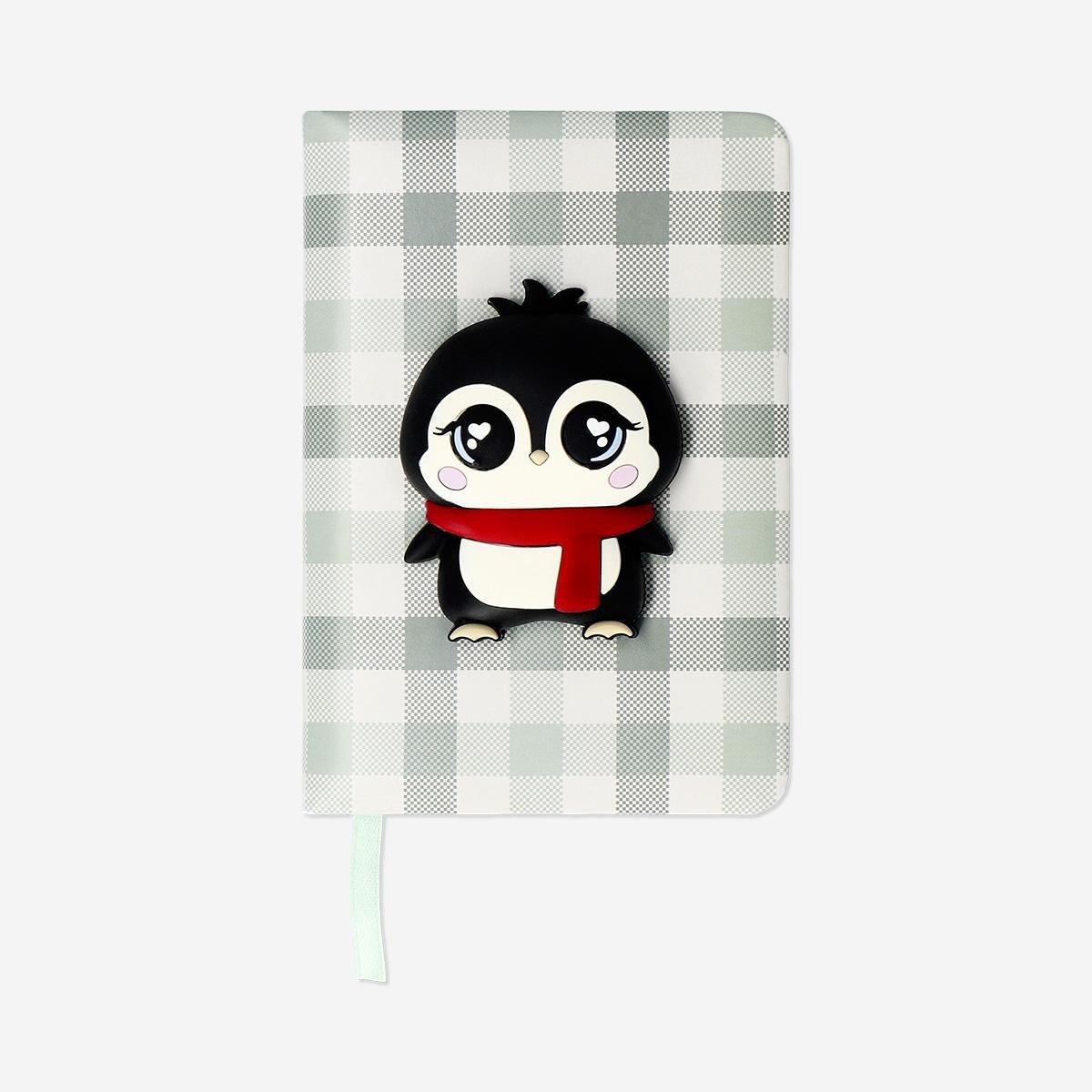Multicolour Notebook - Pop Out Penguin