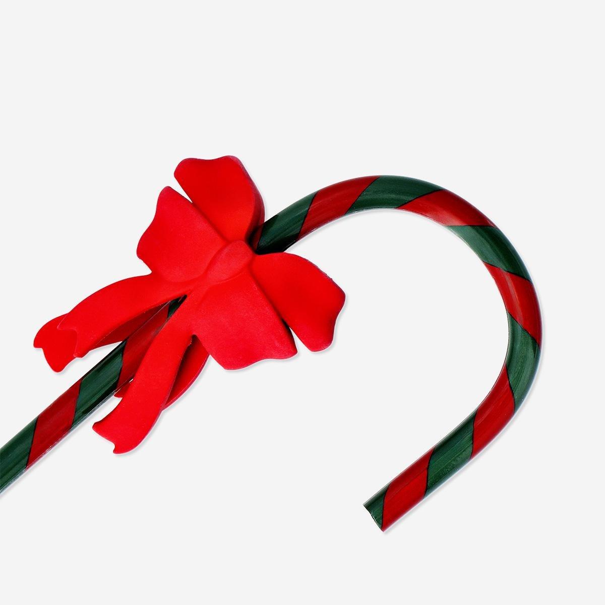 Multicolour Pencil With Eraser Bow