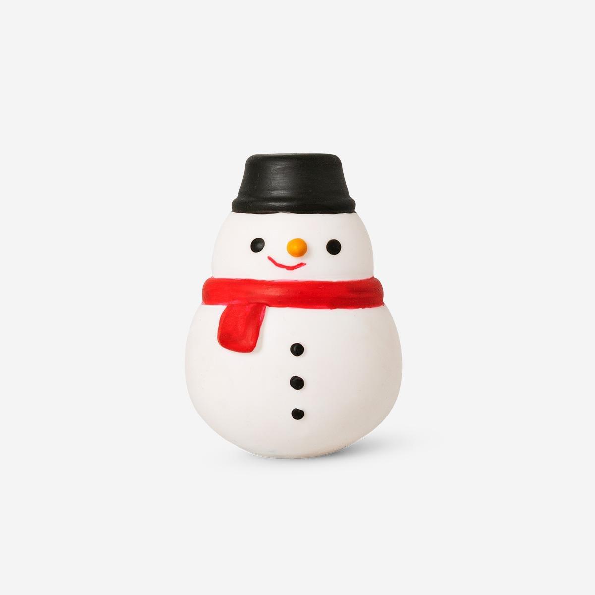 Multicolour Press Me Toy Snowman