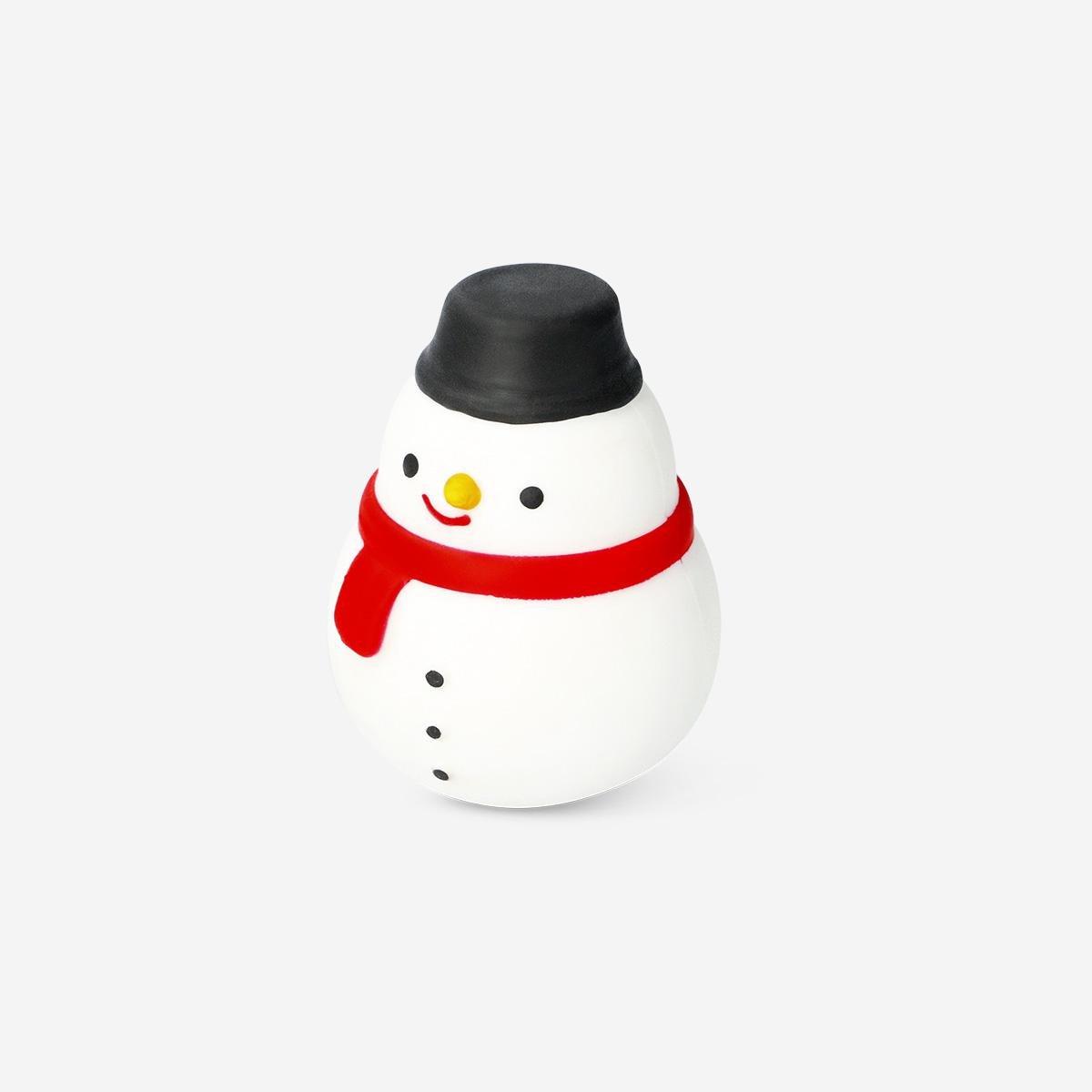 Multicolour Press Me Toy Snowman