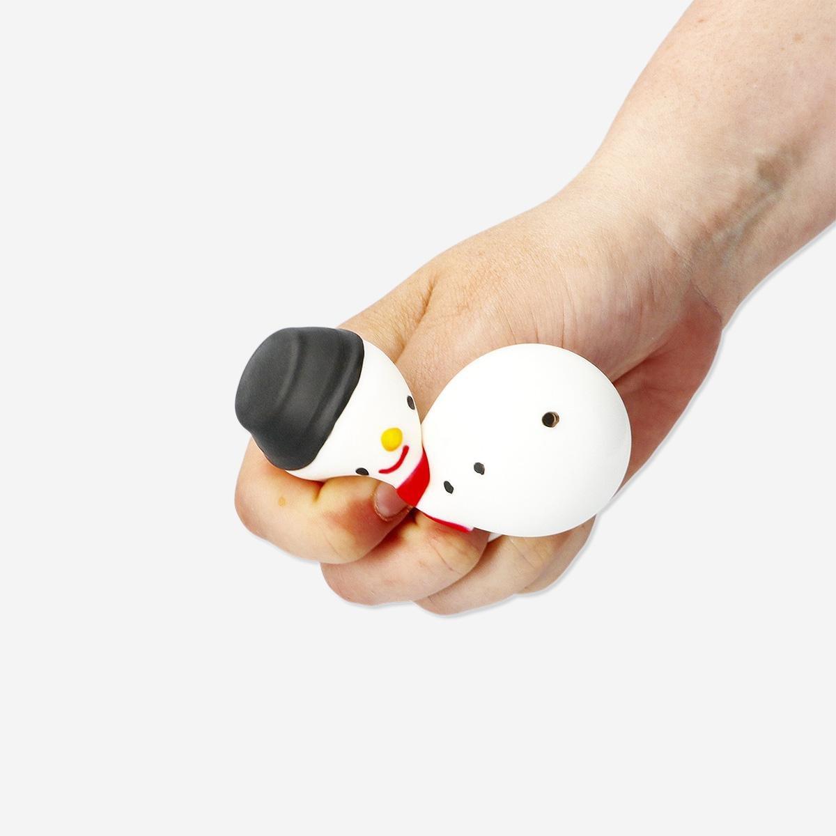 Multicolour Press Me Toy Snowman
