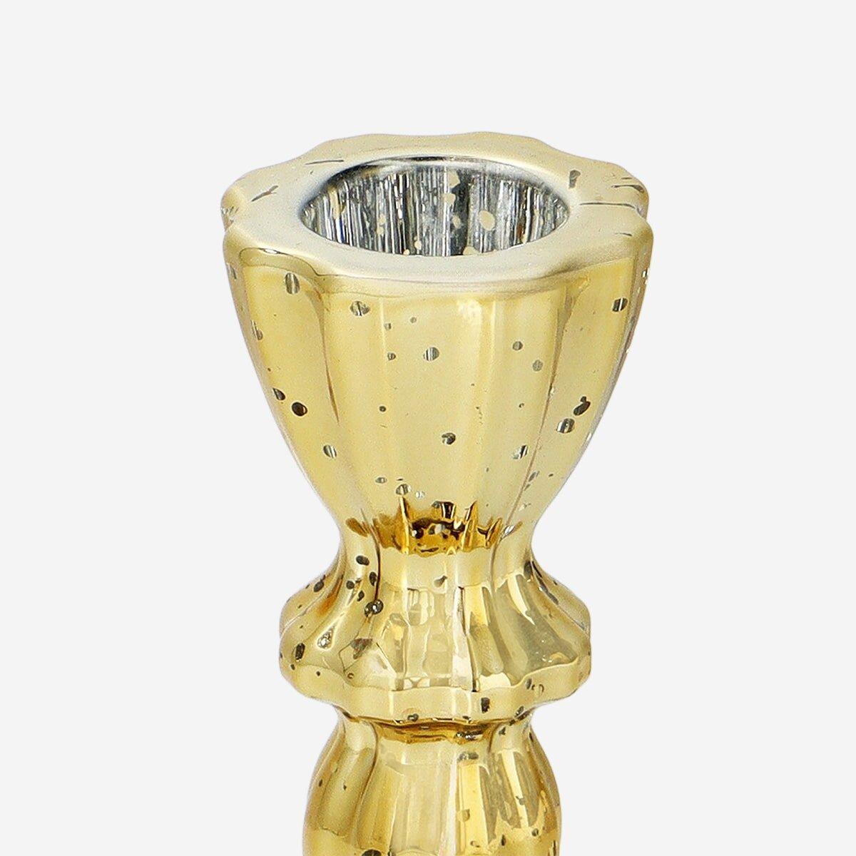 Gold Candle Holder