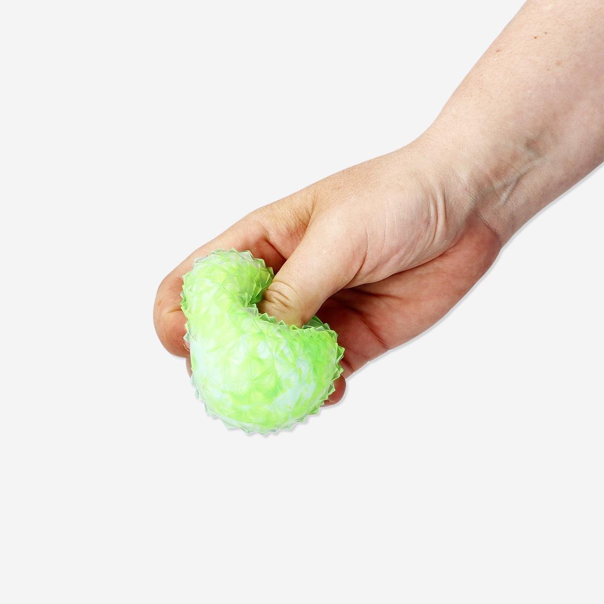 Green Press Me Toys - Metal Geometric Ball