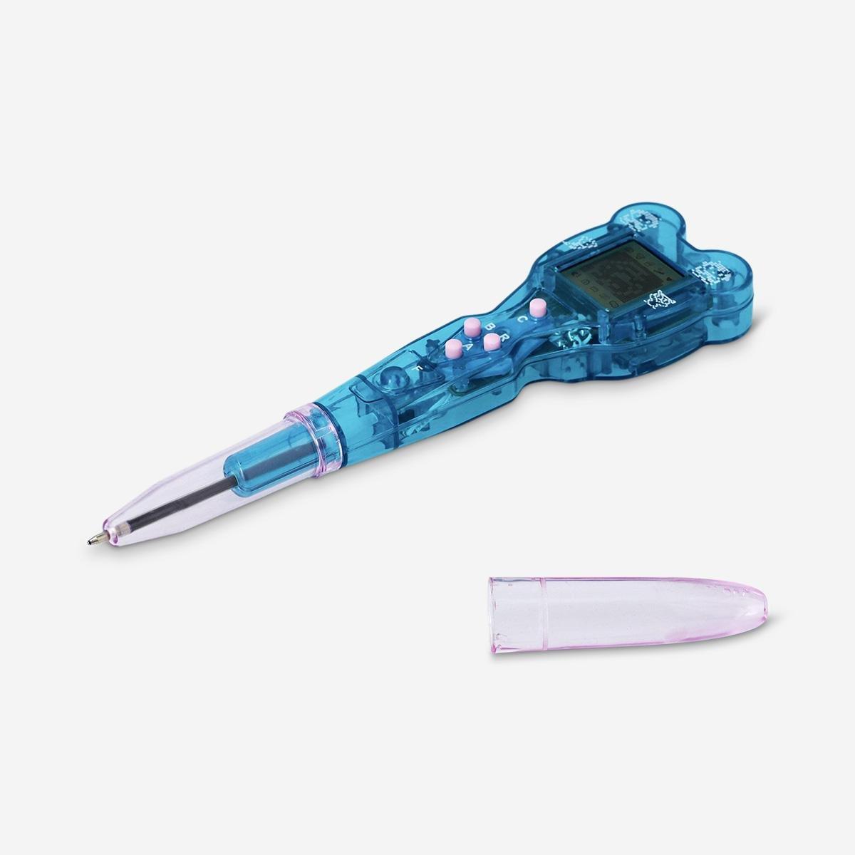 Blue Pen With Game