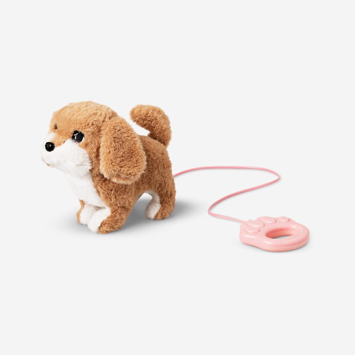 Brown Mechanical Walking With Dog