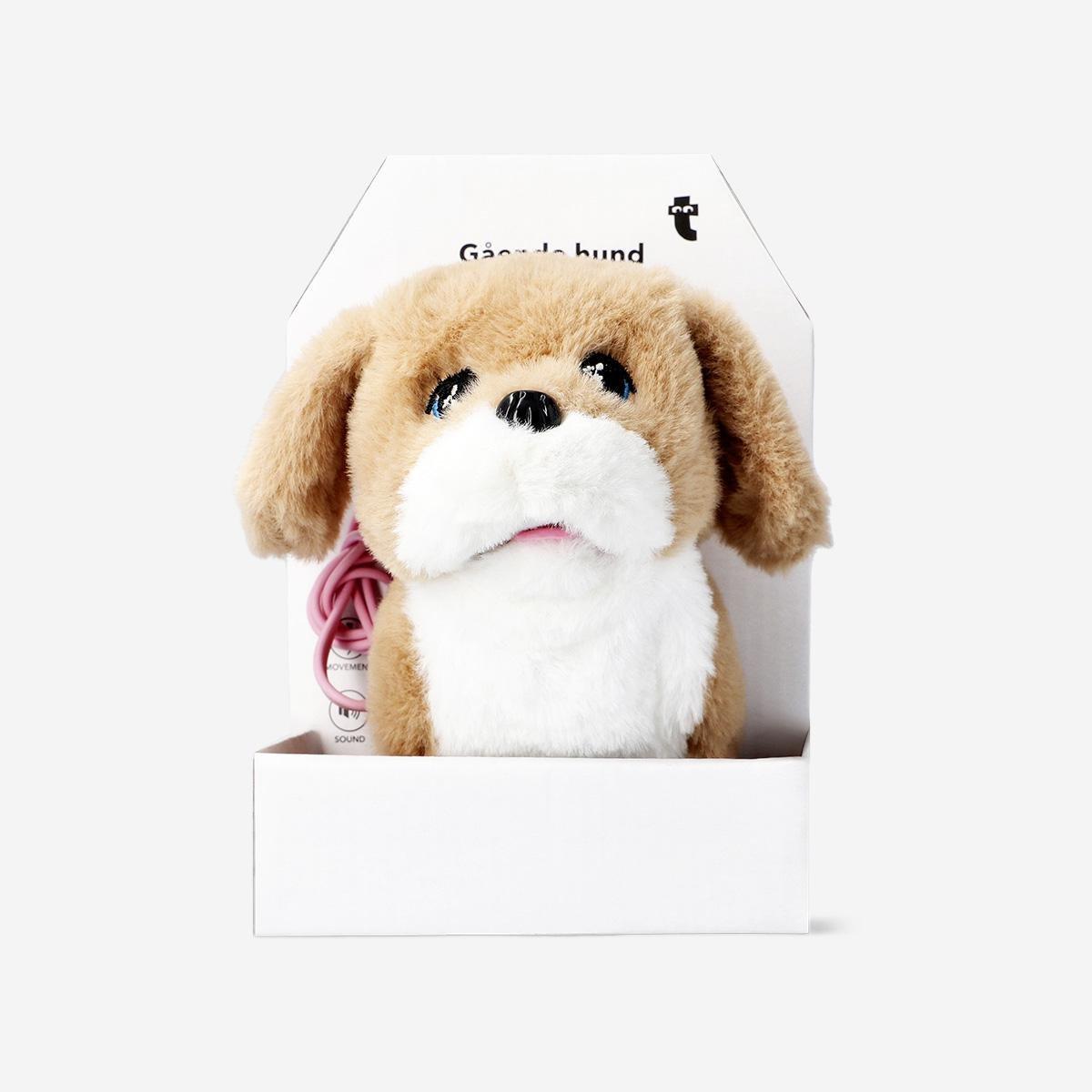 Brown Mechanical Walking With Dog