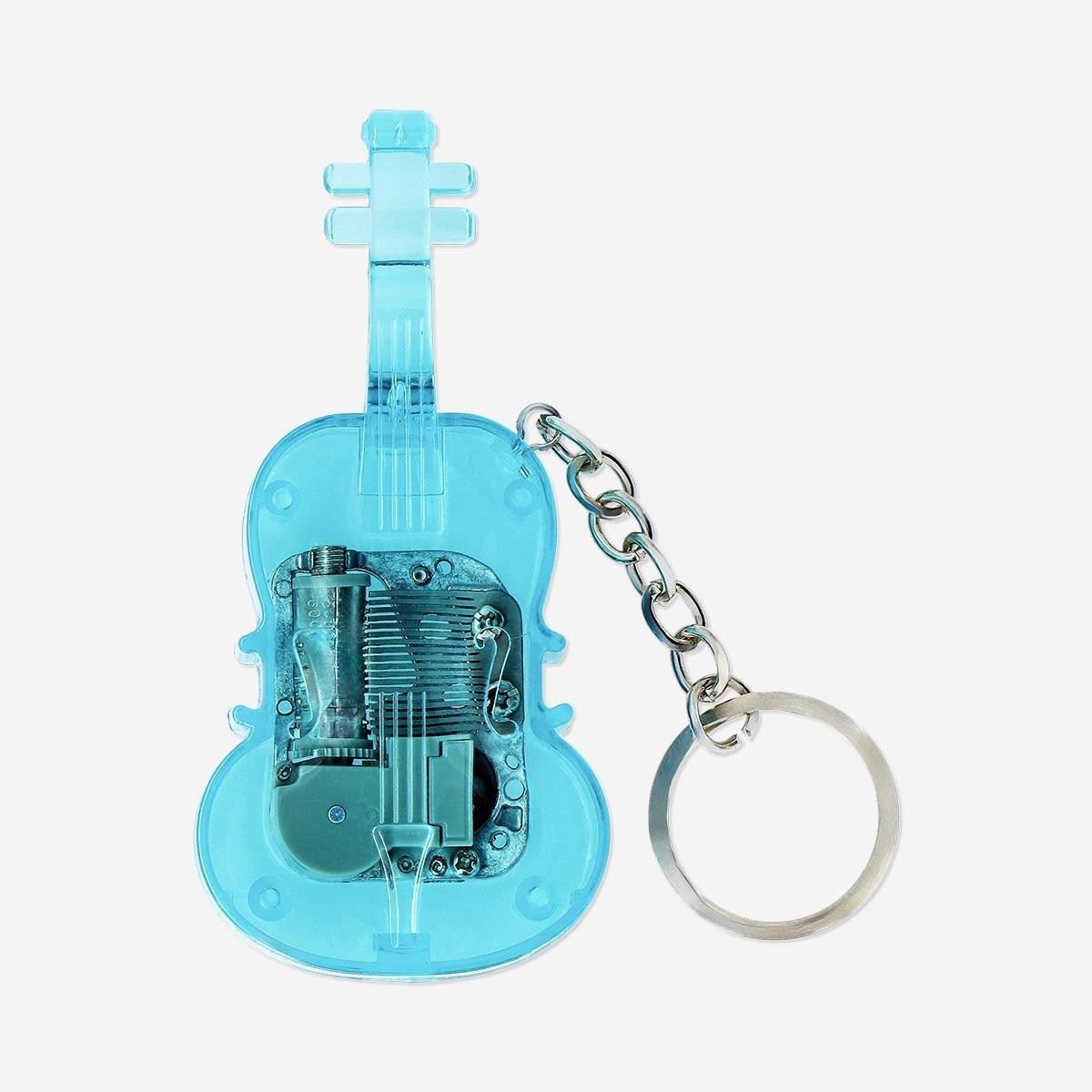 Blue Keychain - Mini Ukulele