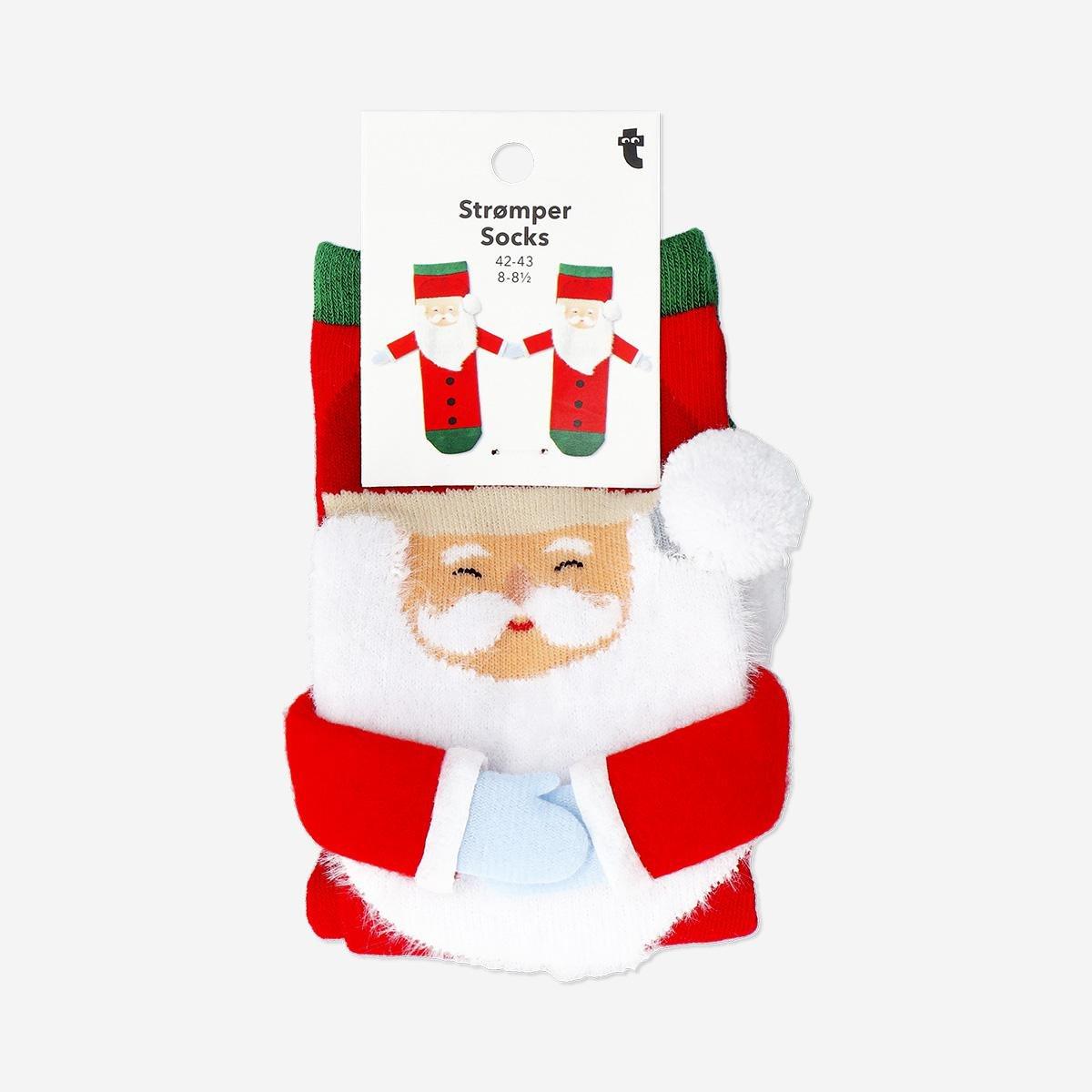 Multicolour Santa Socks - Size 42/43