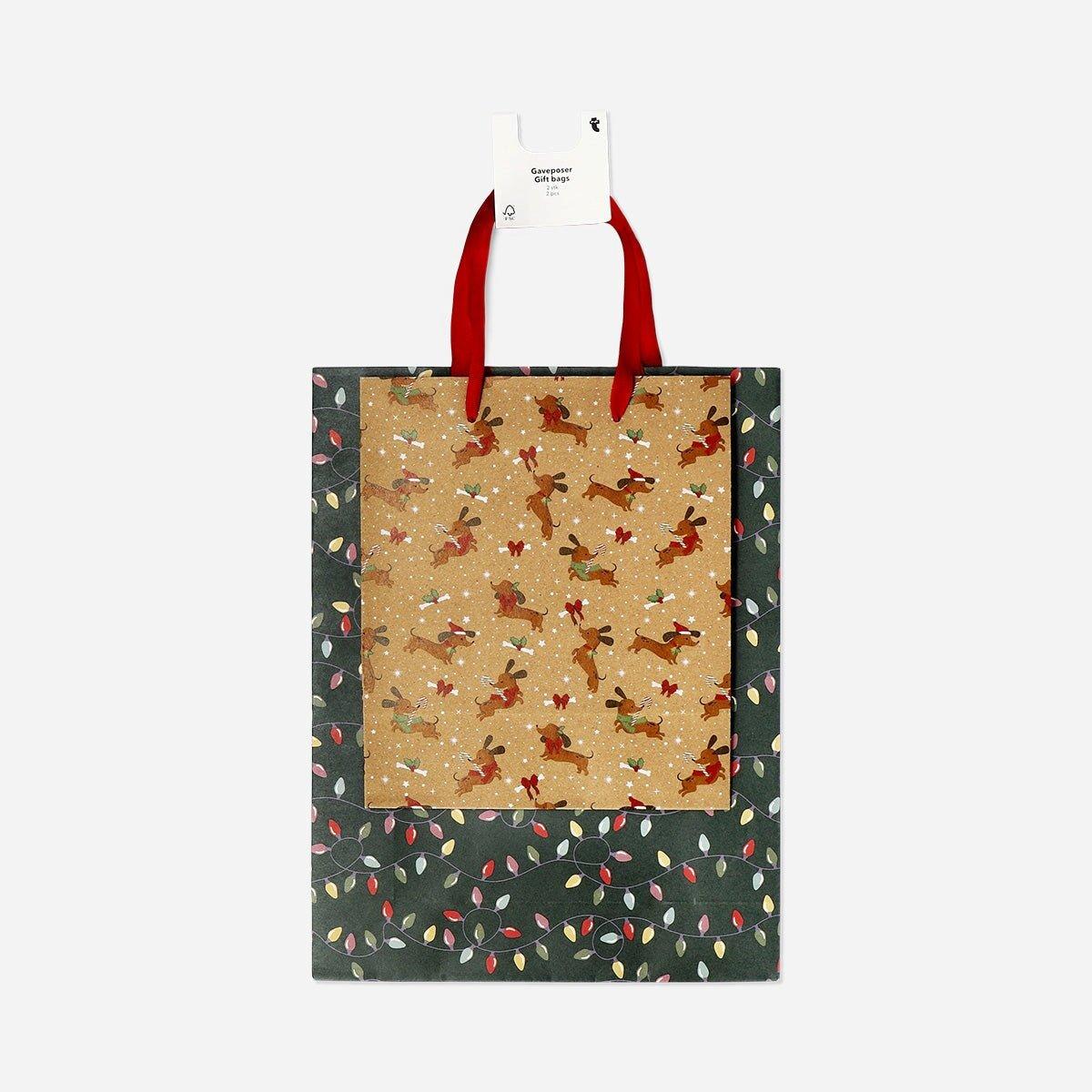 GIFT BAG 2 PCS 2 SIZES CRAFT