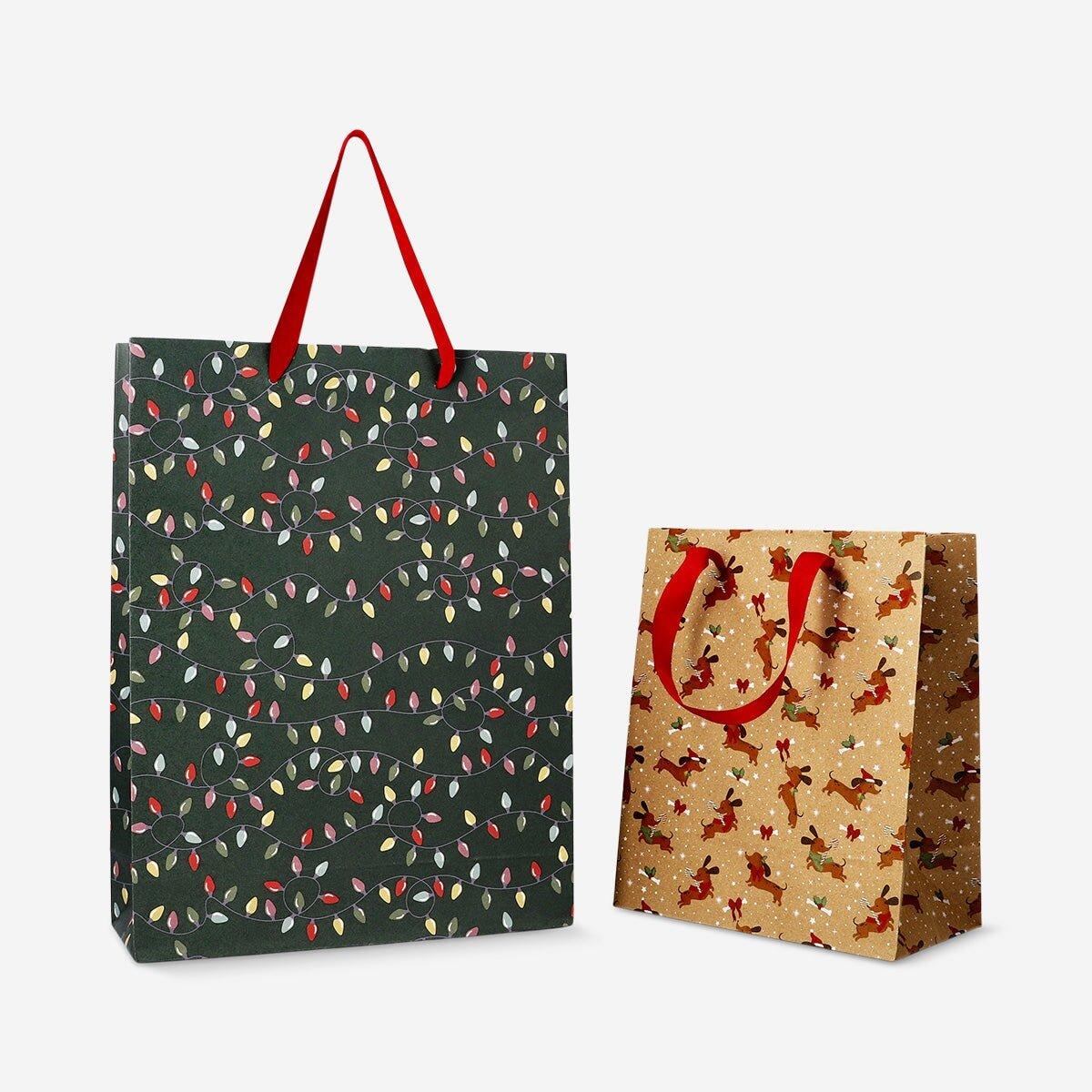 GIFT BAG 2 PCS 2 SIZES CRAFT