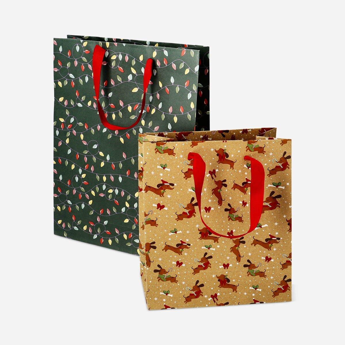 GIFT BAG 2 PCS 2 SIZES CRAFT