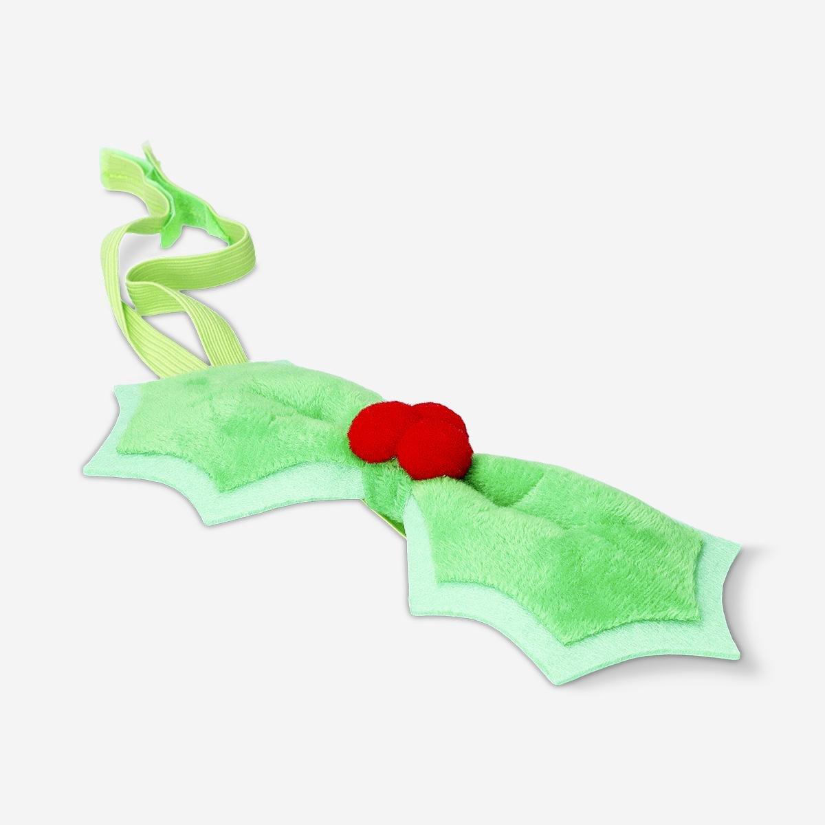 Green Holly Bow Tie - For Adults