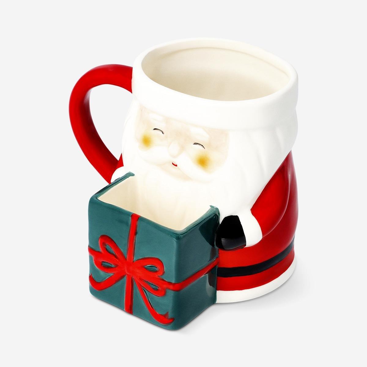 Multicolour Santa Cookie Mug - 450 Ml