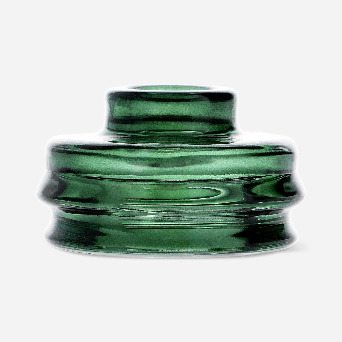 Green Candlestick And Tea Light Holder