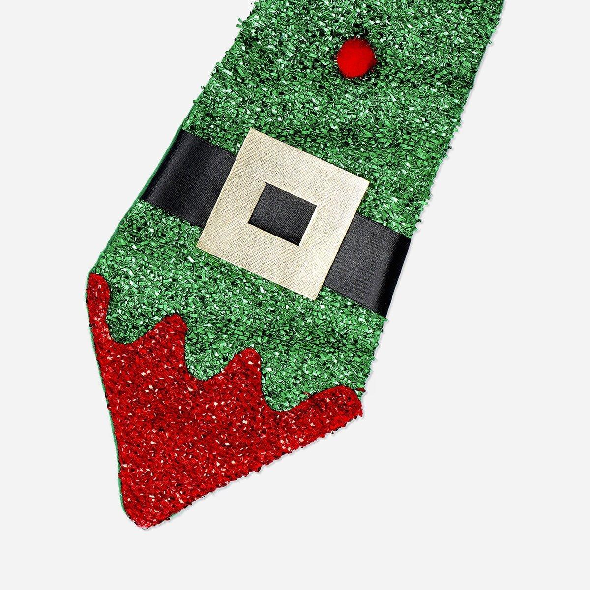 Multicolour Christmas Elf Tie - For Adults
