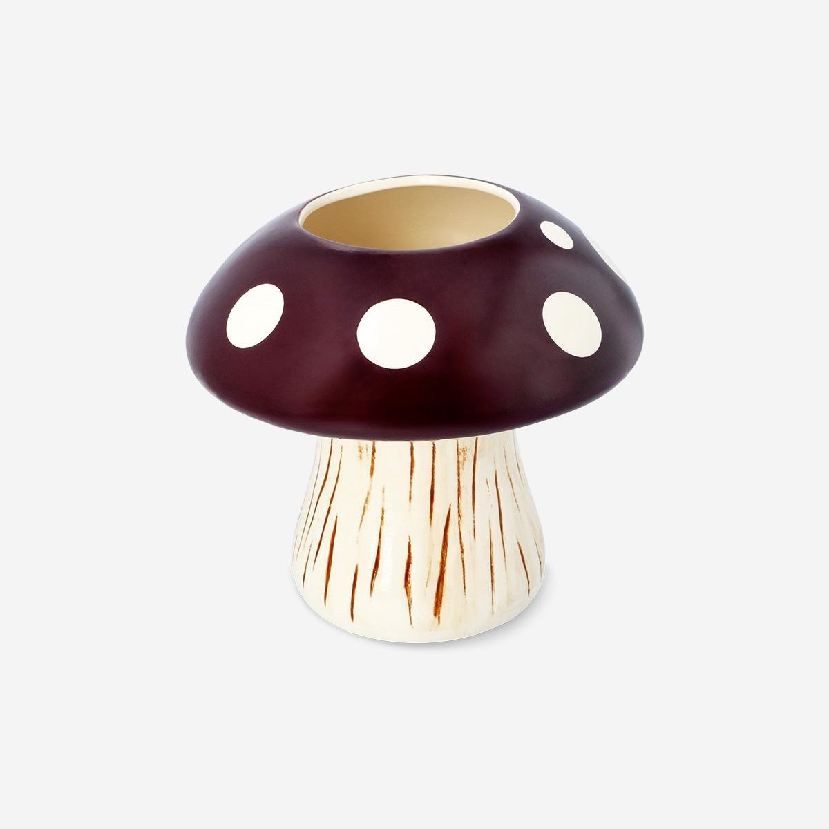 Multicolour Giant Mushroom Vase - 27 Cm