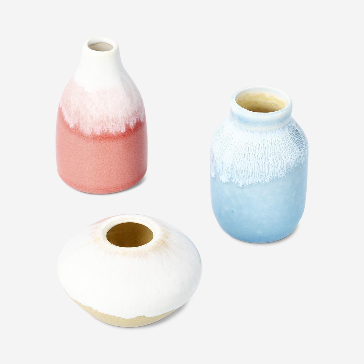 Ceramic Vases - 3 Pcs