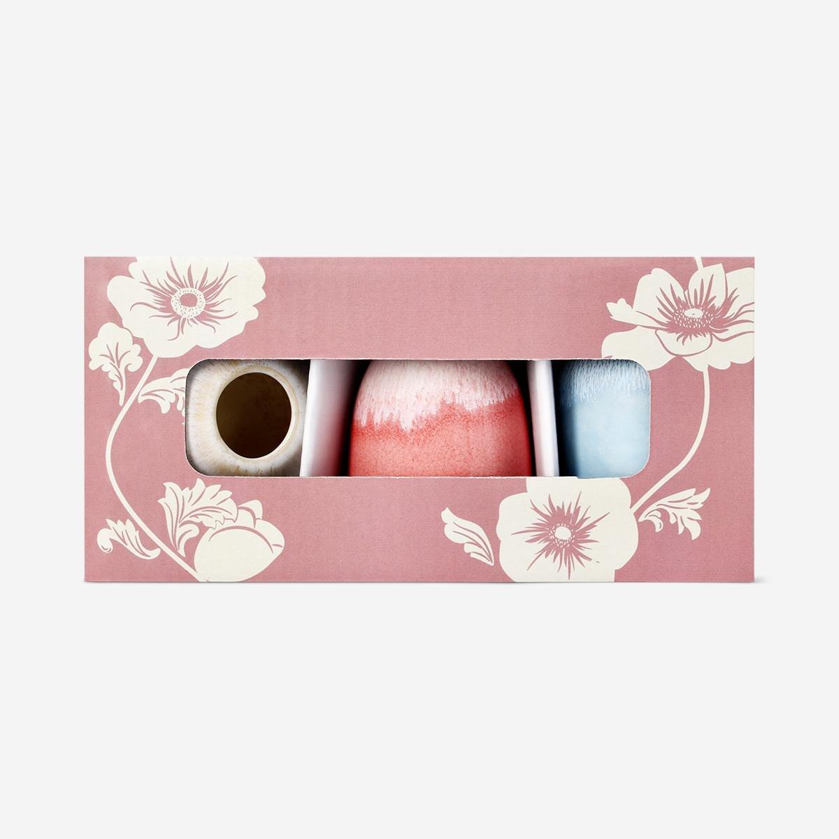 Ceramic Vases - 3 Pcs