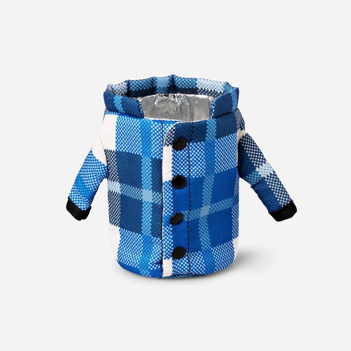 Blue Winter Coat Sleeve For Cup