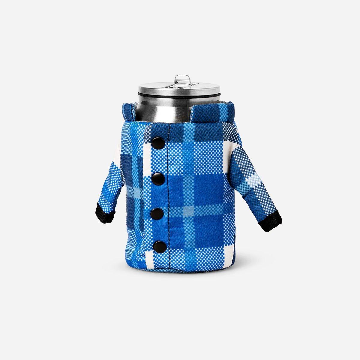 Blue Winter Coat Sleeve For Cup