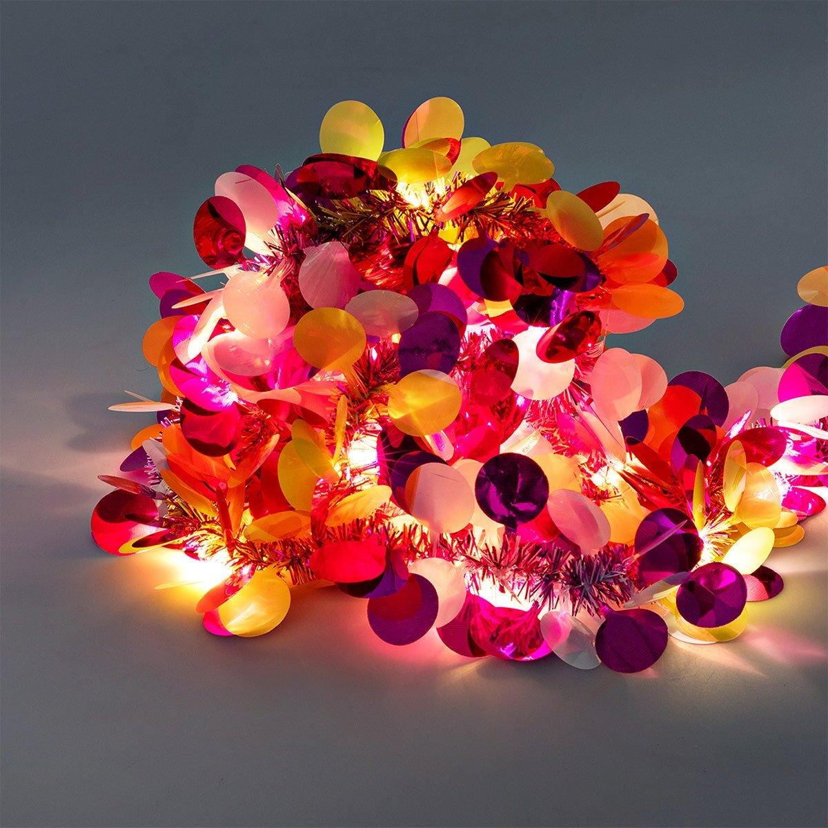 Multicolour String Lights With Multi Coloured Sequins
