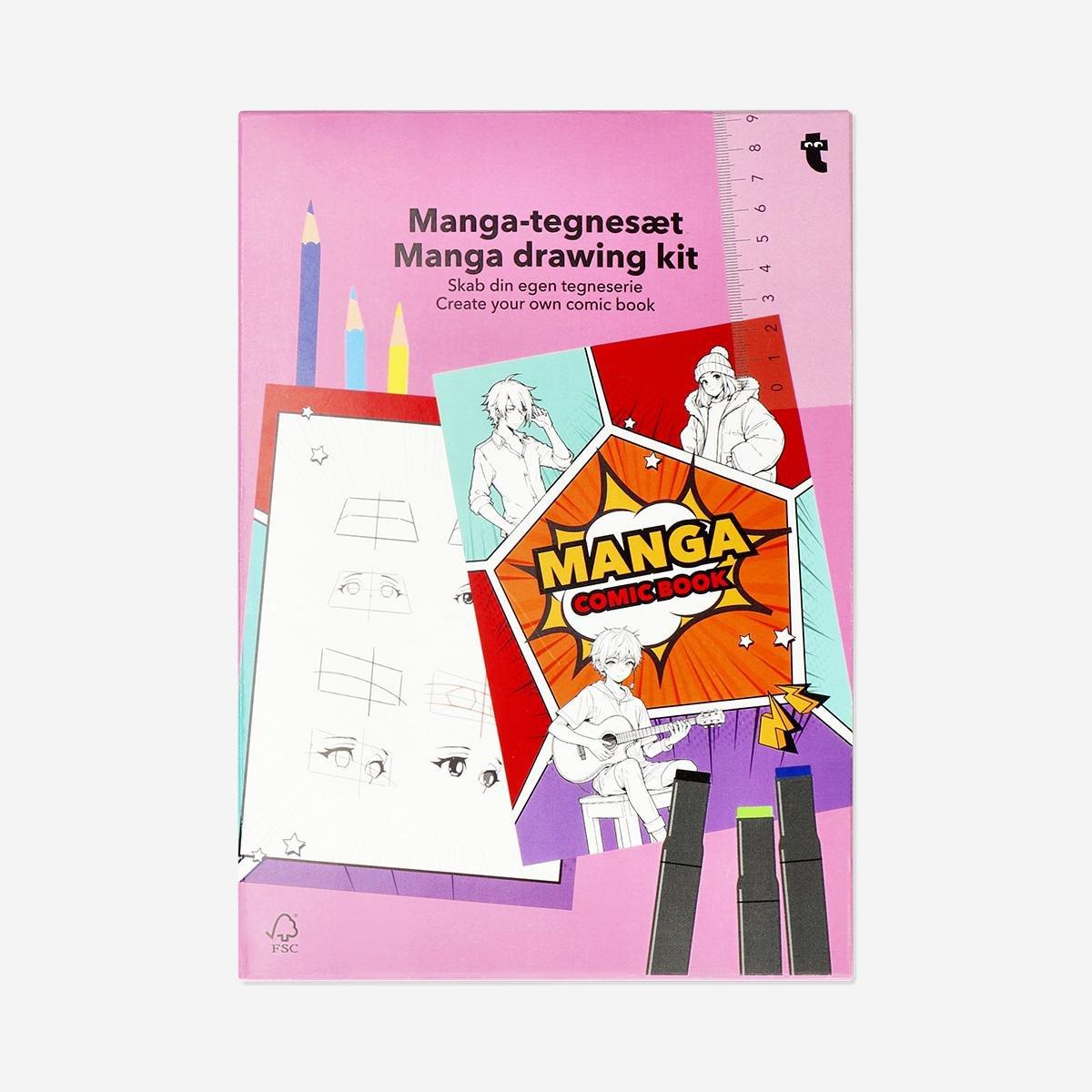 Multicolour Manga Drawing Kit
