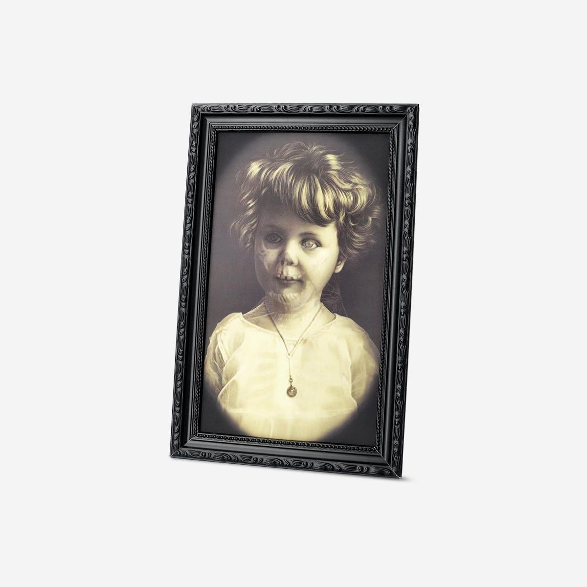 Multicolour Haunted Picture In Frame