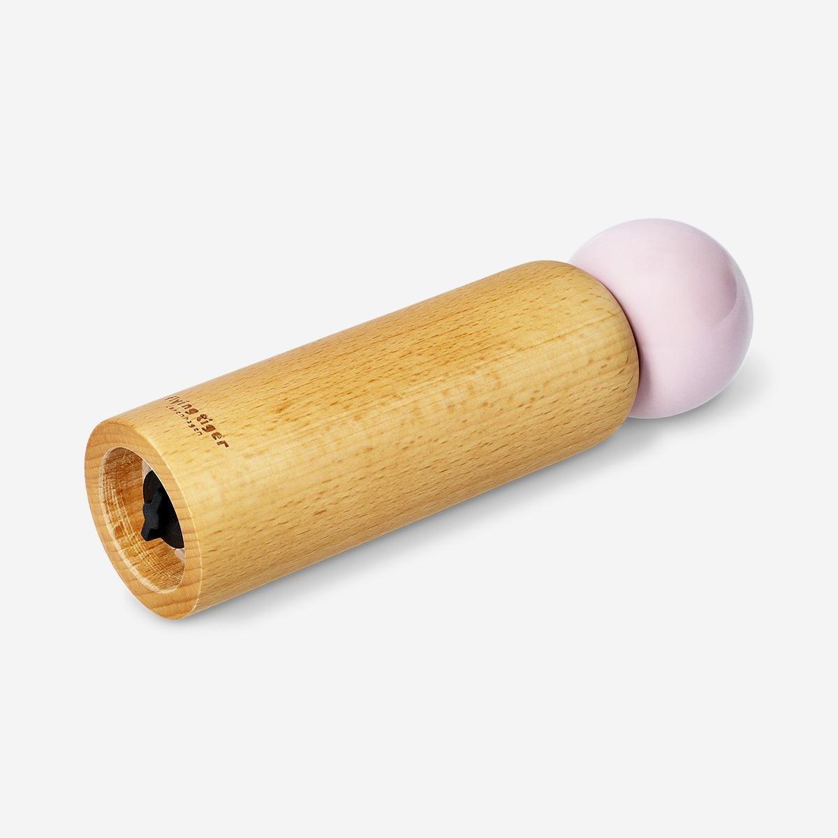Multicolour Wooden Salt And Pepper Mill With Ceramic Top - 20 Cm