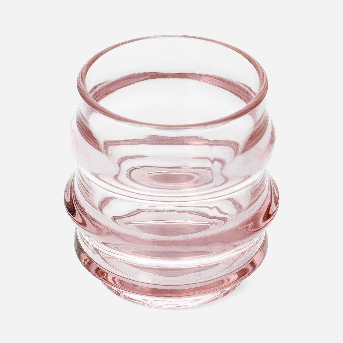 Pink Drinking Glass - 200 Ml