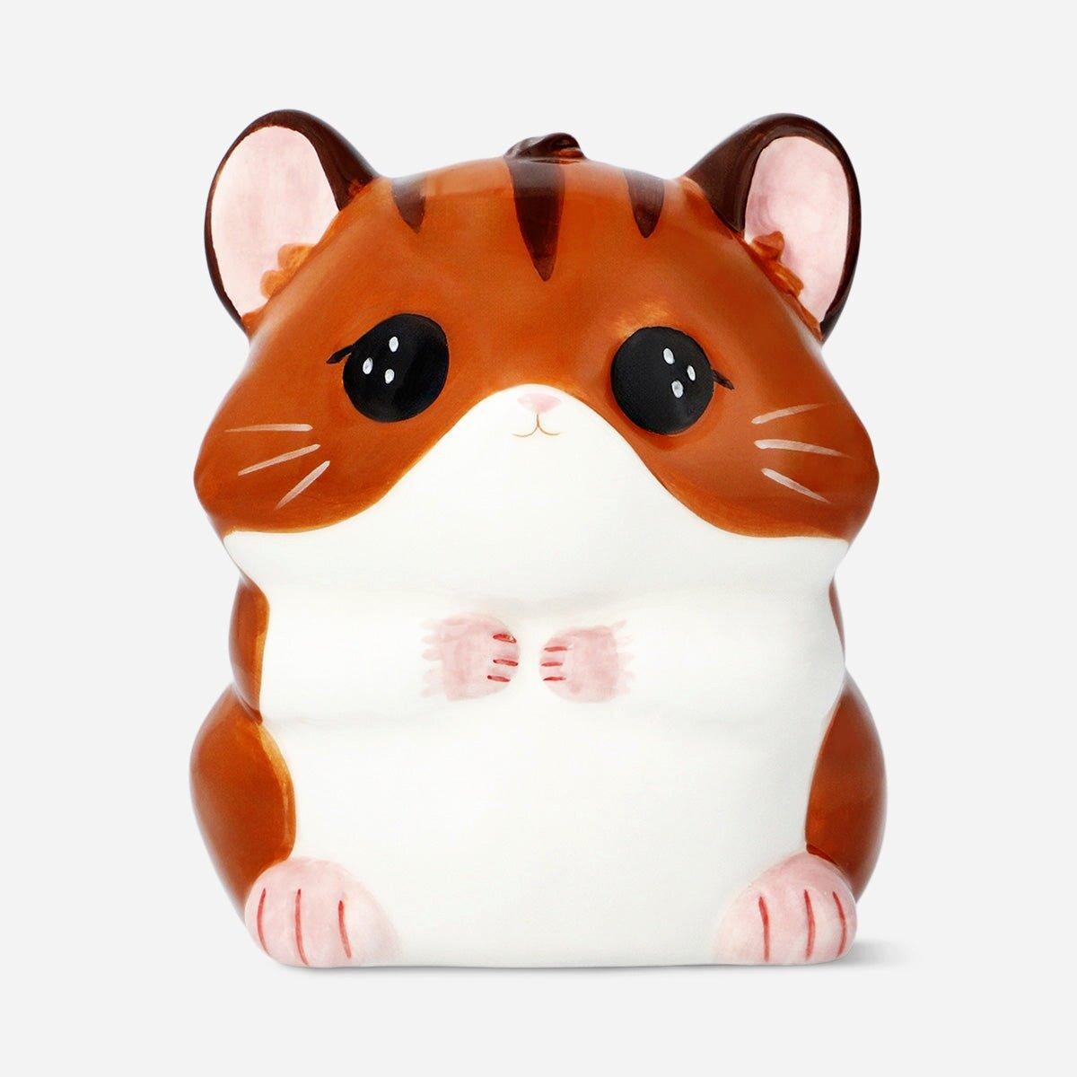 Multicolour Ceramic Hamster Money Box