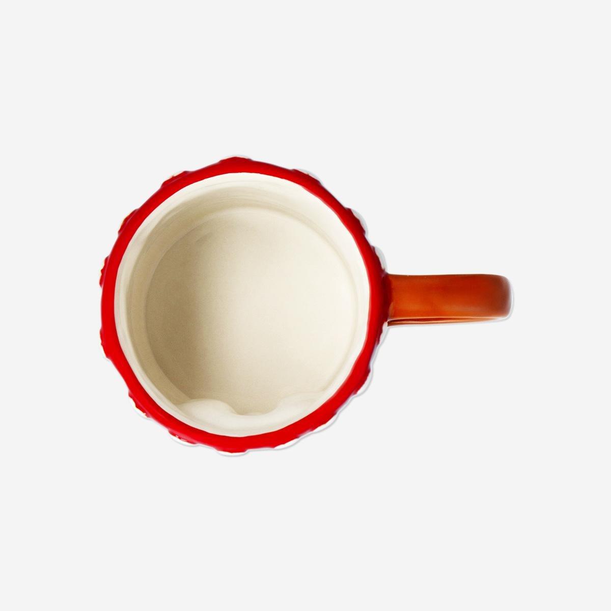 Brown Mug With 3D Gingerbread Man - 350 Ml