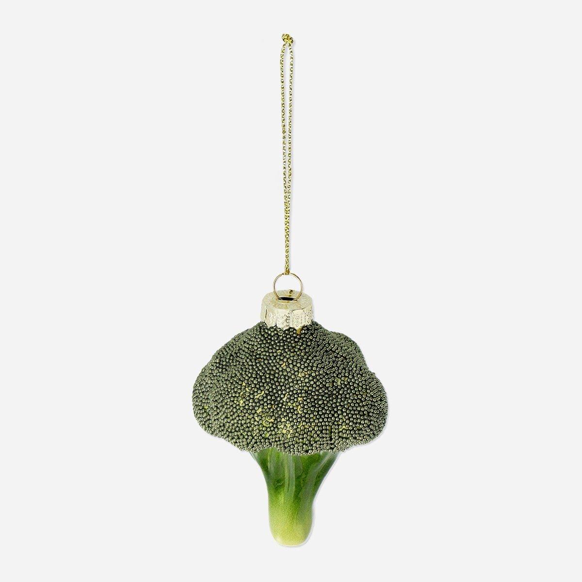 Green Christmas Bauble - Broccoli